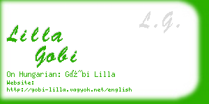 lilla gobi business card